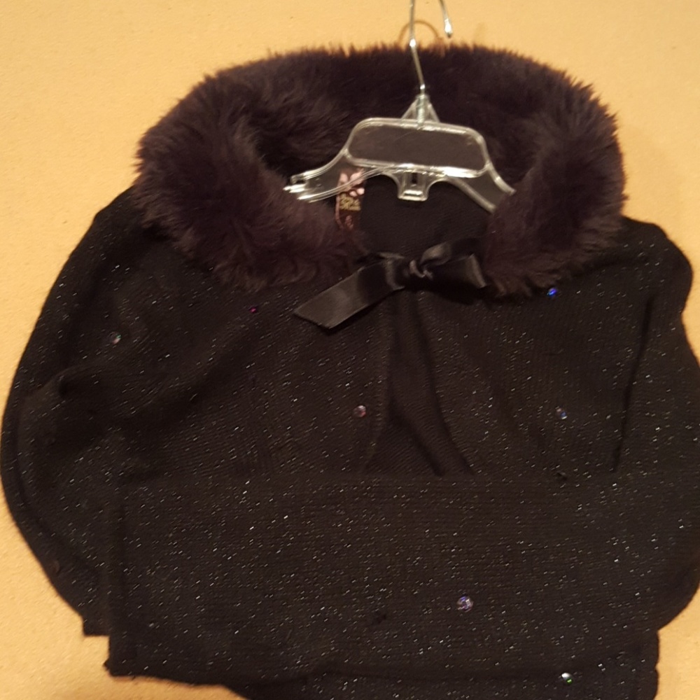 Black Nordstrom's girls sweater